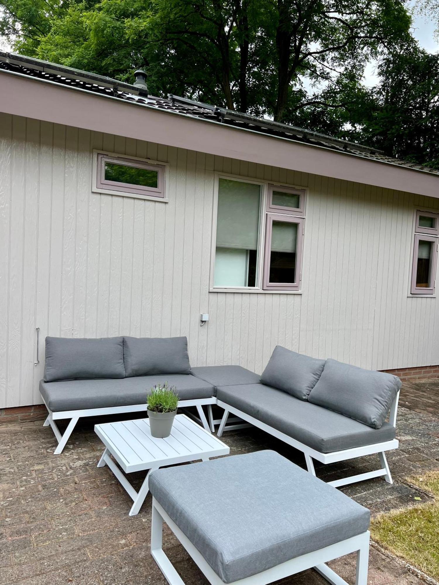 Luxe Boshuisje Met Prive Wellness & Jacuzzi Op De Veluwe Ermelo Eksteriør billede